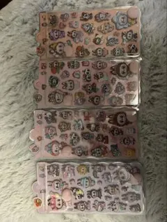 LABUBU 3D立体シール 4枚セット おしりぷにぷにシール　ラブブ