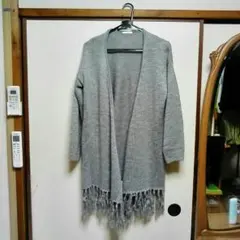 ハニーズ ロングフリンジカーディガン