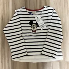 petit main ミッキーマウス 長袖カットソー 110 新品未使用