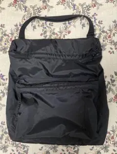 UNIQLO 2way バッグ　ブラックのサムネイル