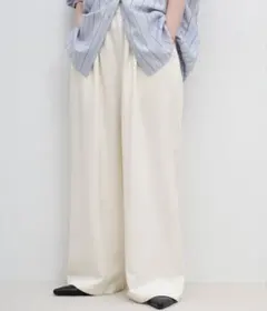 セレクトモカ　ウエストギャザーリラックスワイドロングパンツ