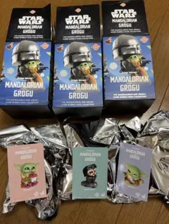 マンダロリアン アンド グローグー コスビ フィギュア 袋未開封 3種セット