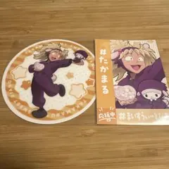 忍たま乱太郎 カフェ　サンリオ コースター　おうえんカード　斉藤タカ丸