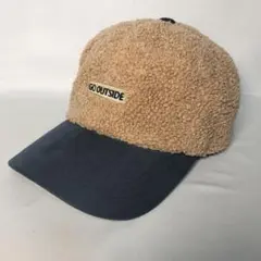 Ruben GO OUTSIDE ボア キャップ ベージュ フリーサイズ