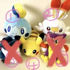 ポケモン ぬいぐるみセット4体
