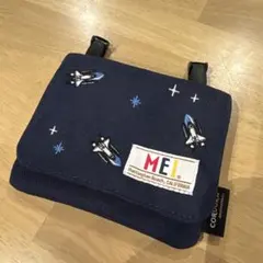 【別注】MEI(メイ)ポケットポーチ ロケット柄 移動ポケット
