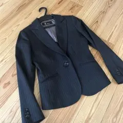 ネイビー ストライプ ビジネススーツ上下