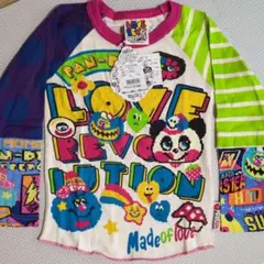 【新品未使用】110cm LOVE REVOLUTION 長袖カットソー