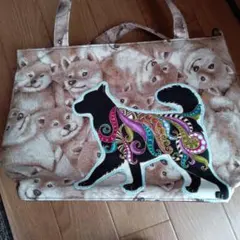 柴犬のトートバッグ