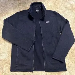 美品　パタゴニア　patagonia ニット　ジャケット　ネイビー　キッズ　M
