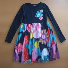 Desigual 花柄 長袖ワンピース