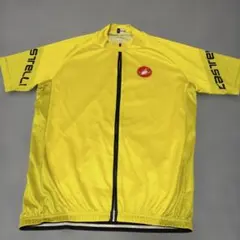 CASTELLI サイクルジャージ 半袖 イエロー XLのサムネイル