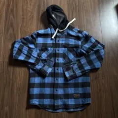 XLARGE 青黒チェックシャツ　XL