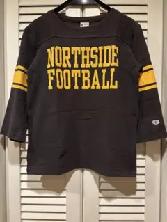 Champion チャンピオン フットボールTシャツ 8分袖 ランナーズタグ復刻