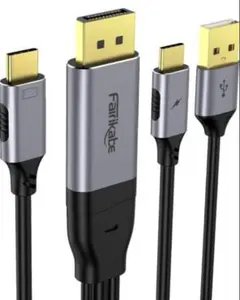 fairikabe DisplayPort to USB C ケーブル