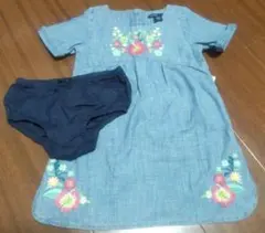 【新品】babygapベビーワンピース 90cmのサムネイル