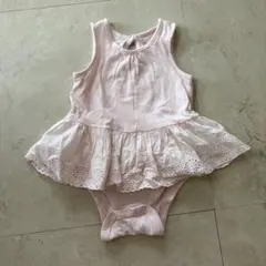 baby GAP 薄ピンクのフリルロンパース❤︎ 80