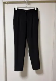 PLST プラステ テーパードパンツ　ブラック　L