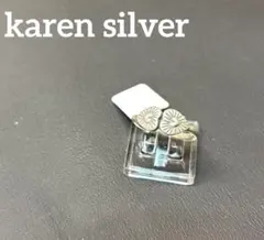 286】Karen silver／ピアスPierced Earrings - メルカリ