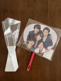 嵐　5×20ツアーグッズ　ペンライト&うちわ
