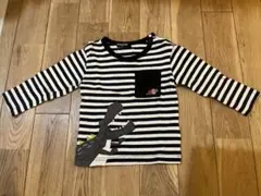 KladSkap 恐竜 刺繍付き 長袖カットソー　90cm