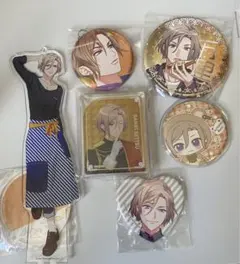 A3! エースリー アニカフェ コロッタ アクスタ 缶バッジ 秋組 万里