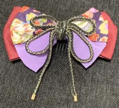 ★ちりめんリボン ★ 成人式髪飾り　卒業式髪飾り