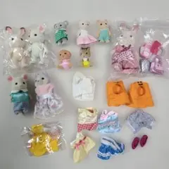 シルバニアファミリー 人形と衣装セット