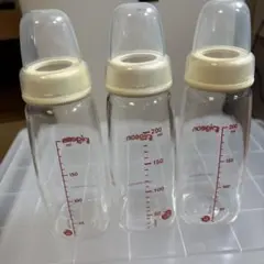 Pigeon スリムタイプガラス哺乳瓶　200ml✖️3 ※乳首はついておりません