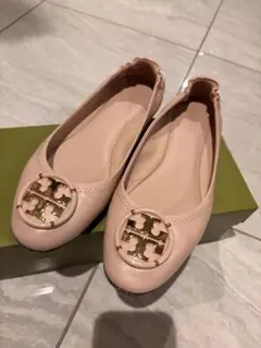 【美品】Tory Burch バレエシューズ US6 23cm 本革 シェルピン 美品】Tory Burch バレエシューズ US6 23cm 本革 シェルピンの通販 by