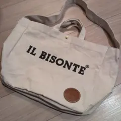 【IL BISONTE】未使用2wayキャンバス　トートバッグショルダー