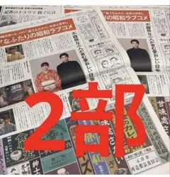 本田響矢　芳根京子 波うららかに、めおと日和 全面広告　朝日新聞
