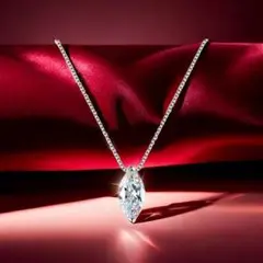 パ*)様 【1カラット】モアサナイト S925 シルバー ネックレス　 ■123