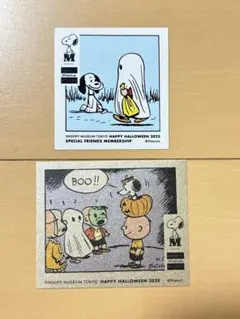 スヌーピーミュージアム　ステッカー　ハロウィン　49