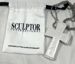 SCULPTOR クロスストラップウォレット　スカルプター　ホワイト