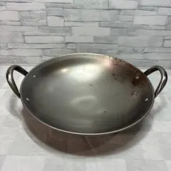 両手中華鍋 錆ありのサムネイル