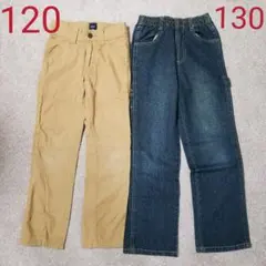 Gap キッズ カーゴパンツ120 デニム 130