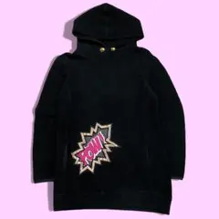 MARK&LONA マークアンドロナ フード付き ボア ジャケット ブラック