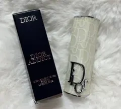 新品 Dior リップケース ホワイトキャンバス