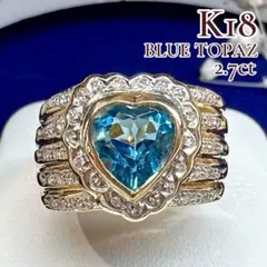 K18 サファイア 2.77ct ダイヤモンドリング 昭和レトロ - メルカリ
