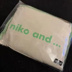 niko and ... ベージュ/グリーン 新品未使用 エコバッグ 完売品