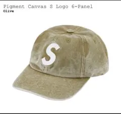 Supreme pigment canvas S logo 6-panel