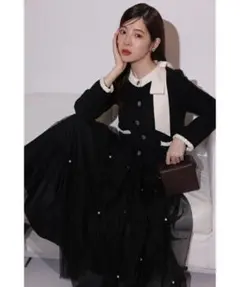 ま*ゆ様 【新品未使用タグ付き】リランドチュール　リボンニットジャケット