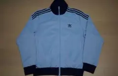 adidas トラックジャケット ライトブルー【未着用】のサムネイル