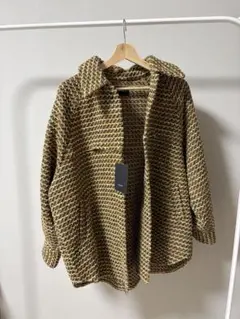 【新品タグ付き】EMODA ブラウン系 チェック柄ジャケットのサムネイル