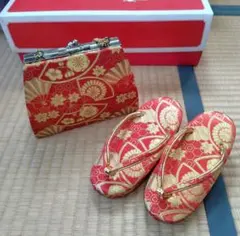 七五三 女の子 草履とバッグのセット