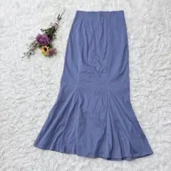 GRL グレイル　フレアスカート　ロング　マキシ　マーメイド　後ろゴム　グレー系