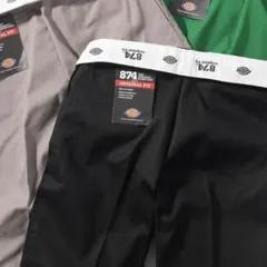 Dickies THE ORIGINAL 874 ワイドチノパンツ black