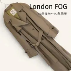 LONDON FOGフォグ トレンチコート ベージュ ベルト ロングコートのサムネイル