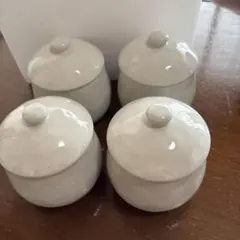 茶碗蒸し　陶器　4個のサムネイル